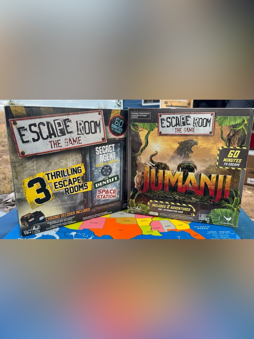 Escape Room The Game & Jumanji Board Game Bundle - Multicolor